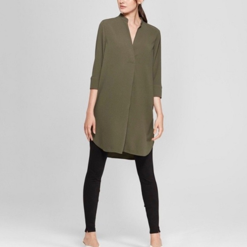 Prologue Olive Green Tunic / Dress- Size XS
